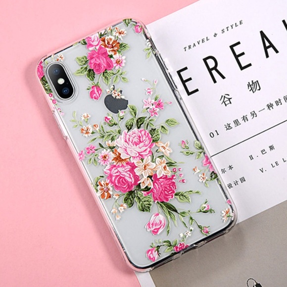Accessories - NEW iPhone XR/X/XS/7/8 Floral Soft Case